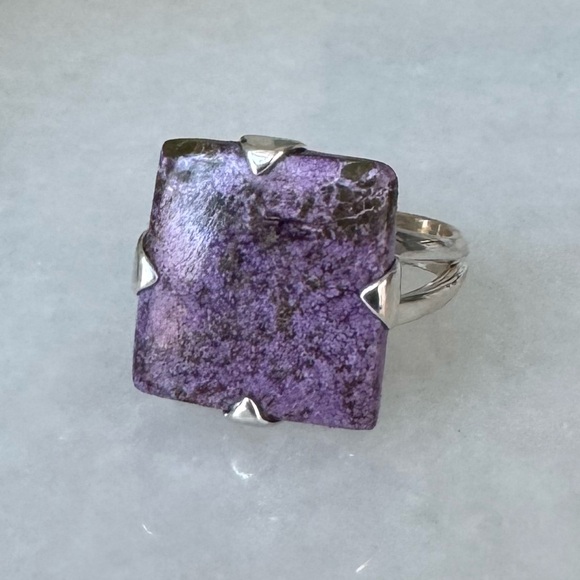 NWOT Sundance Jacaranda Trail Ring Purpurite Sterling Silver